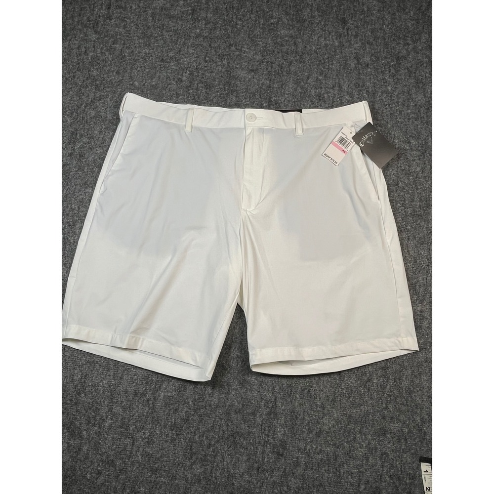 Callaway Mens‎ Golf Shorts Size 40 White TechPerformance Lightweight NWT